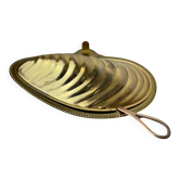 Serveur de caviar en coquille de moule, Italie, années 1970