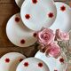 Set of 8 vintage dinner plates, Scherzer Bavaria