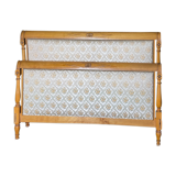 Directoire style upholstered bed