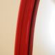 Mirror in a red frame, Danish design, 1970s, made in Denmark