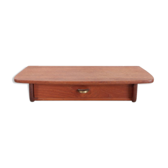 Teak hanging shelf