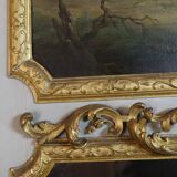 19th century trumeau mirror