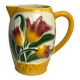 Poet Laval, jug barbotine tulips around 1940