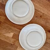 2 antique plates, for soup or porridge
