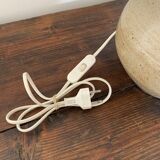 Stoneware lamp - rope lampshade