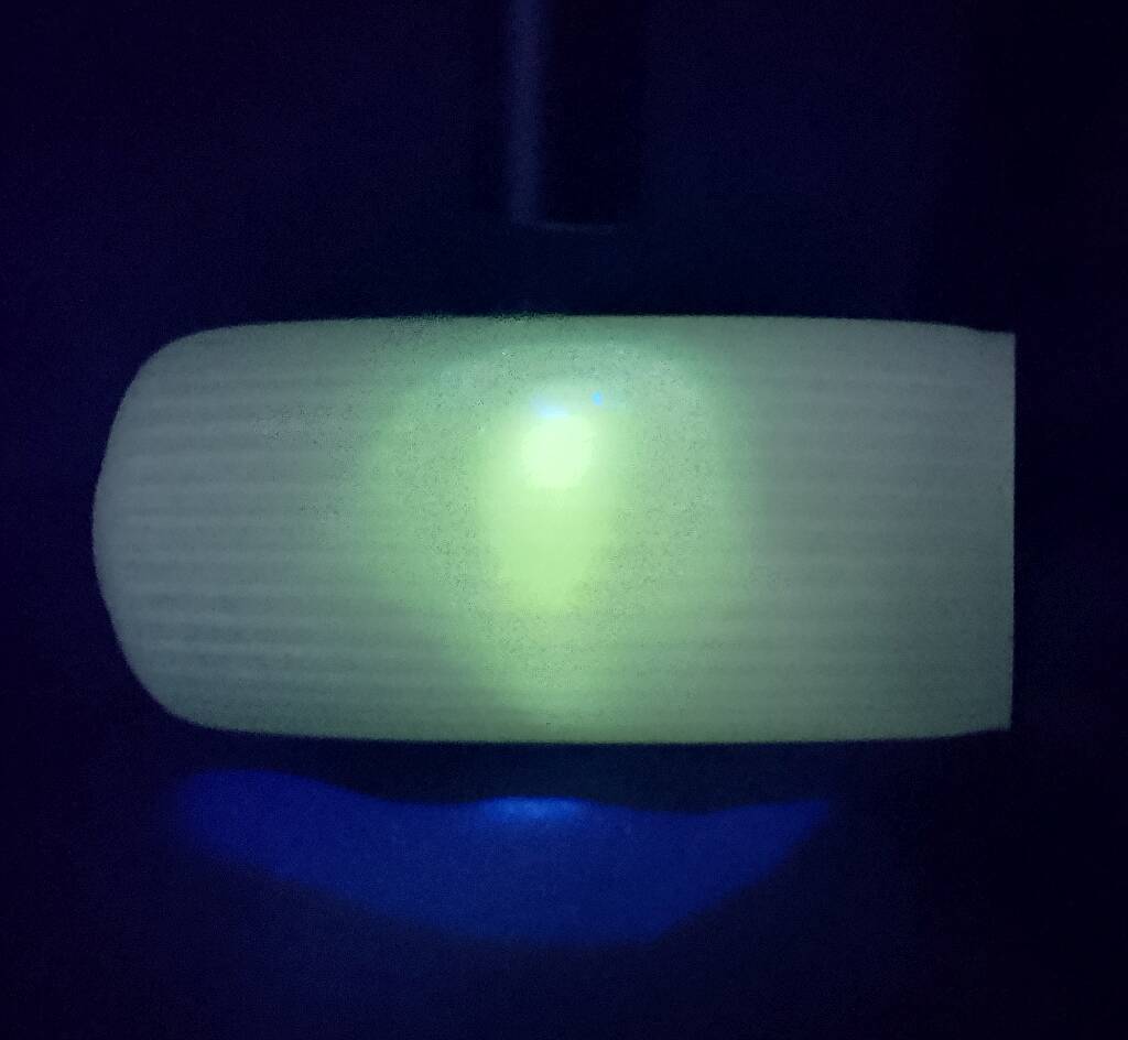 Mid Century Modern White Glass Light Shade Set of 3 Long Stripes