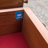 Pair of vintage Jacques Hauville bedside tables 1960 Roche Bobois