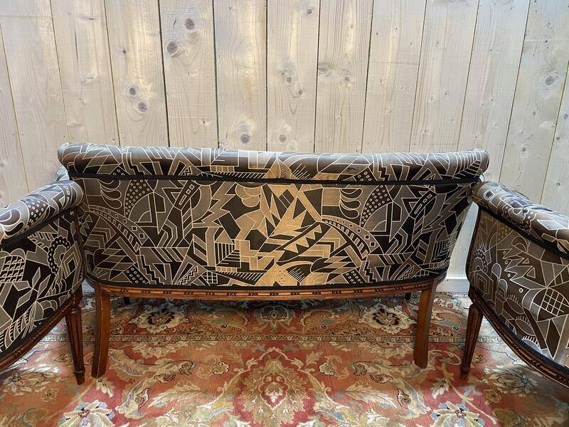 Salon Art Déco style Louis XVI Canapé - Fauteuils - Chaises