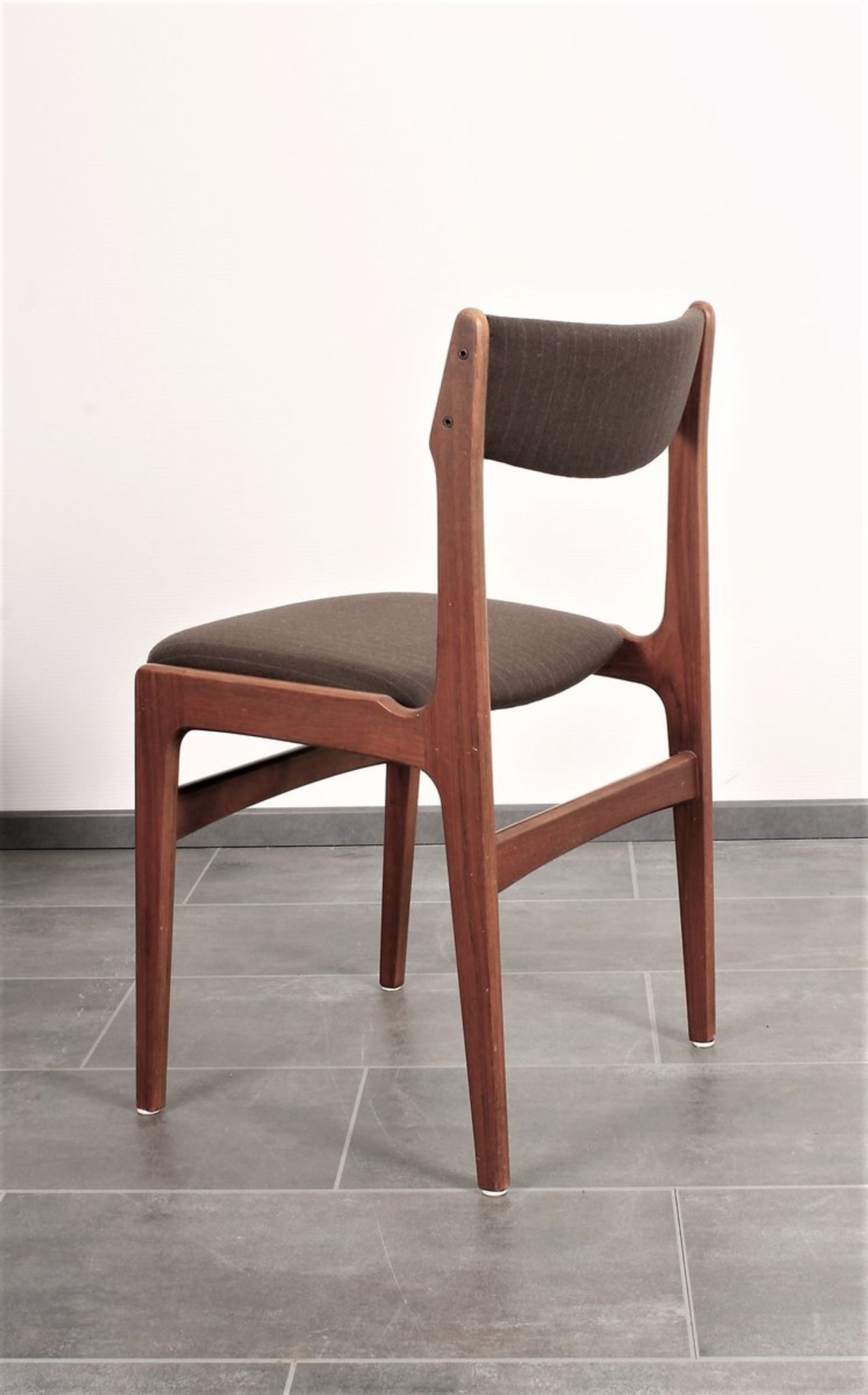 Set de 4 chaises de salle à manger en teck par Erik Buch pour Anderstrup 1950s