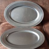 Set of 2 oval dishes Guy Degrenne