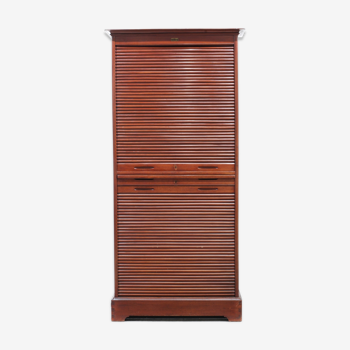 Mahogany curtain binder