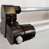 Industrial Grey Tube Light from Elektrosvit, 1970s