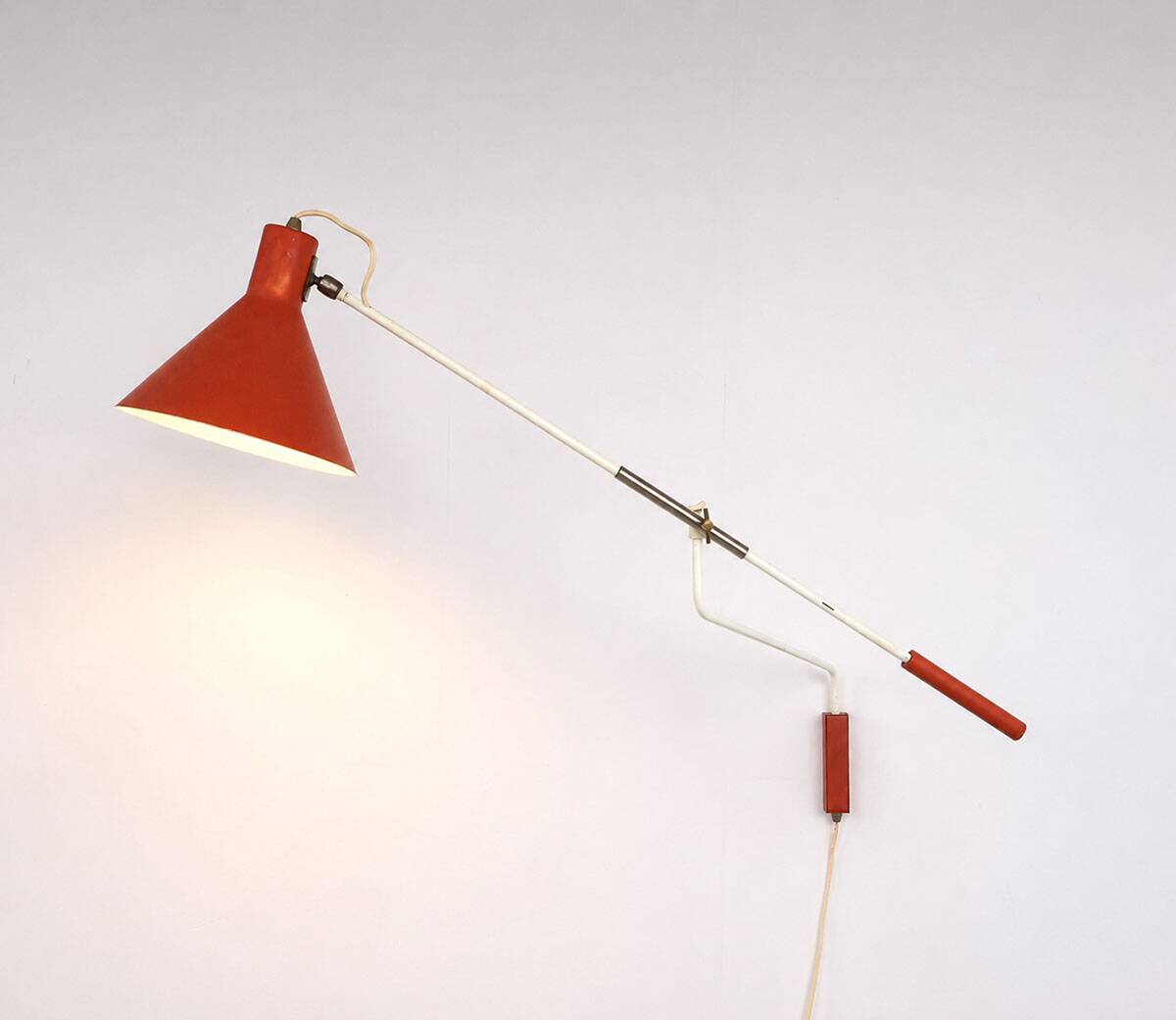 Anvia 7056 balance wall lamp by J.J.M. Hoogervorst, 1950s