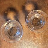 Verres bistrot soufflés vintage