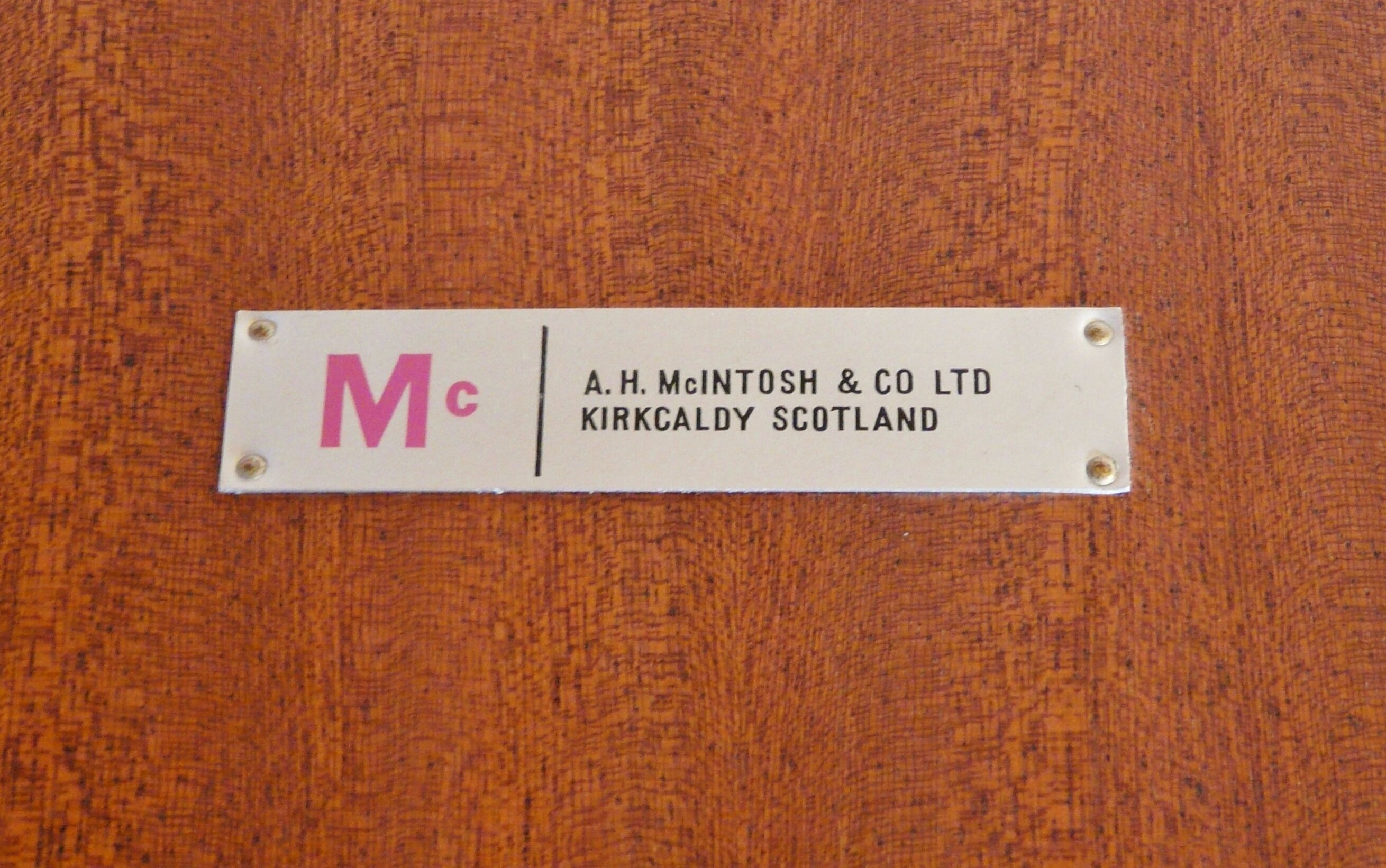 Extendable table set and six Scandinavian Teak Mc Intosh chairs