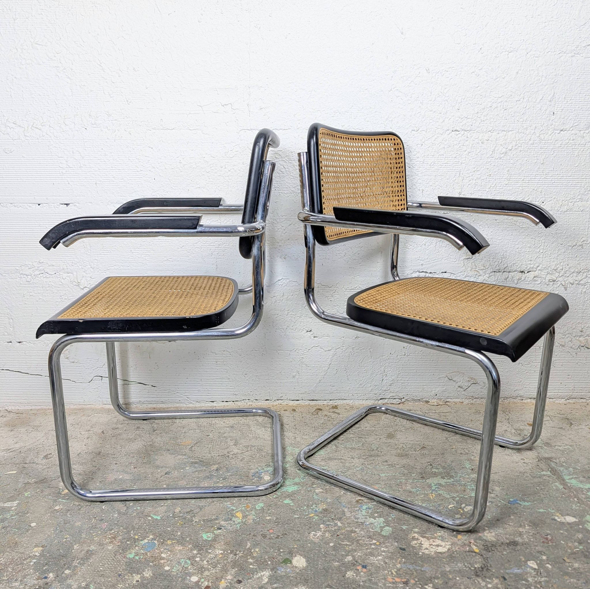 Paire de fauteuil B64 - Design Marcel Breuer