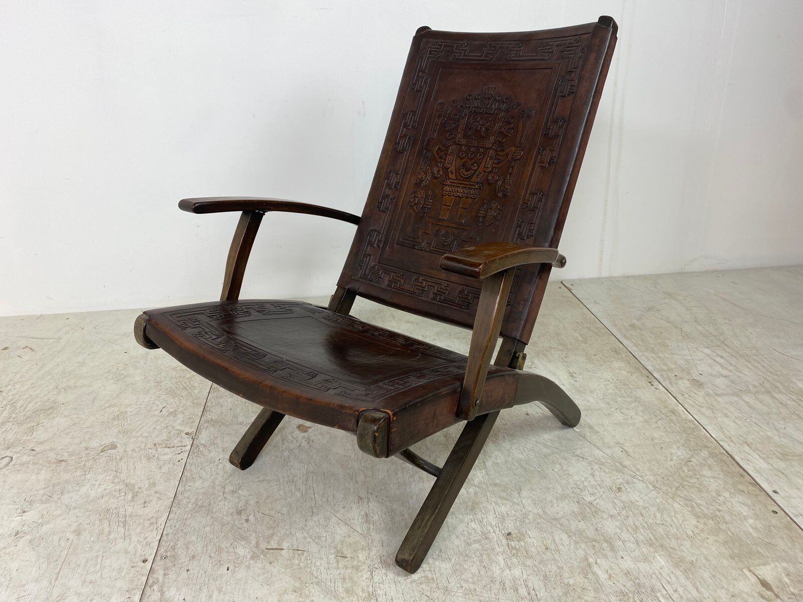 Fauteuil vintage par Angel I. Pazmino pour Muebles de Estilo 1960