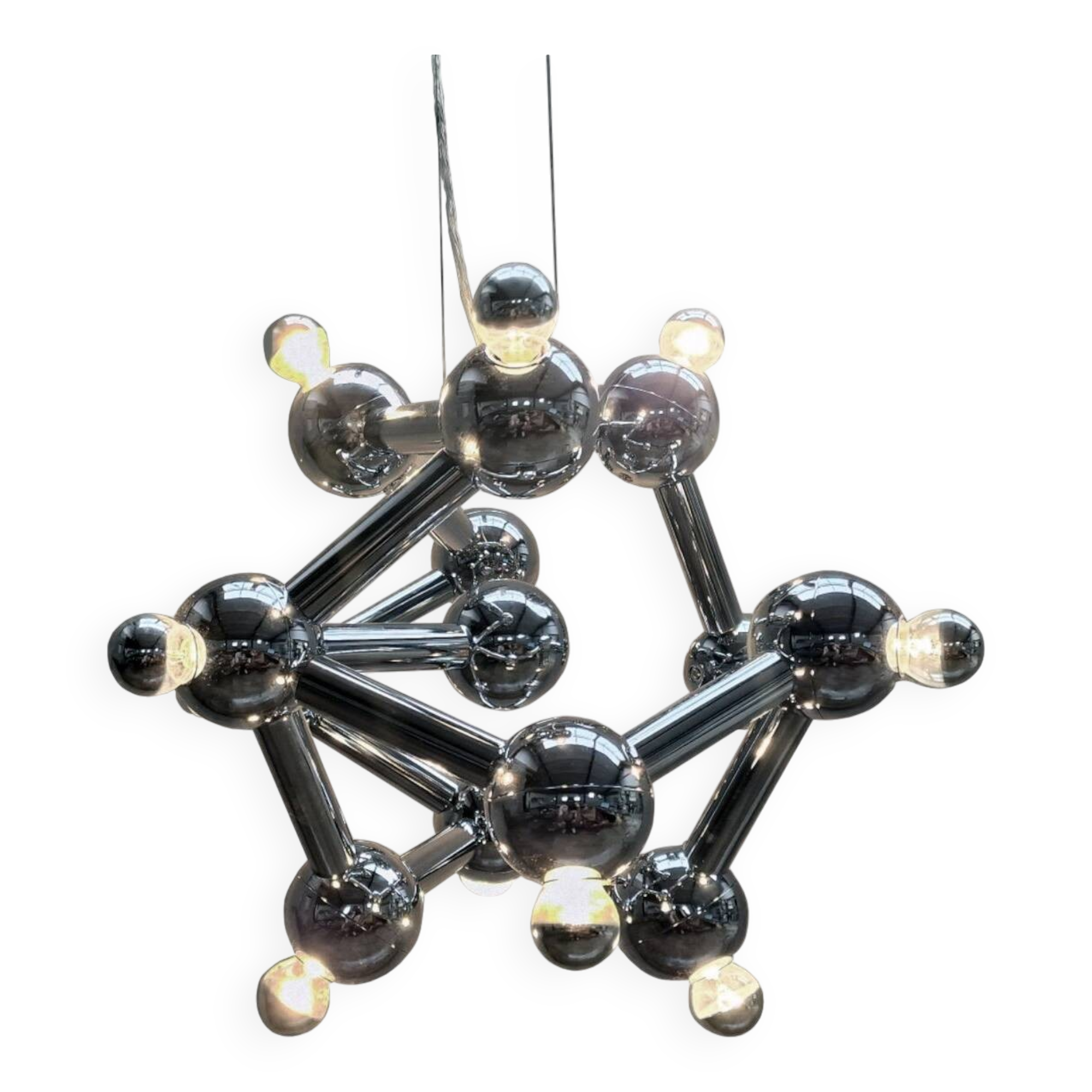 Vintage Pendant Light • Kolja's Favorite • Paul de Haan • Jolina Lighting • 12 Lights • XL • 1990