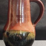 Ceramic 20th century pitcher signed Robert Heraud La Borne Sancerre
