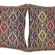 Set of 2 vintage kilim cushion covers 41x41 cm
