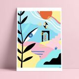 Art print “alchemy”a4