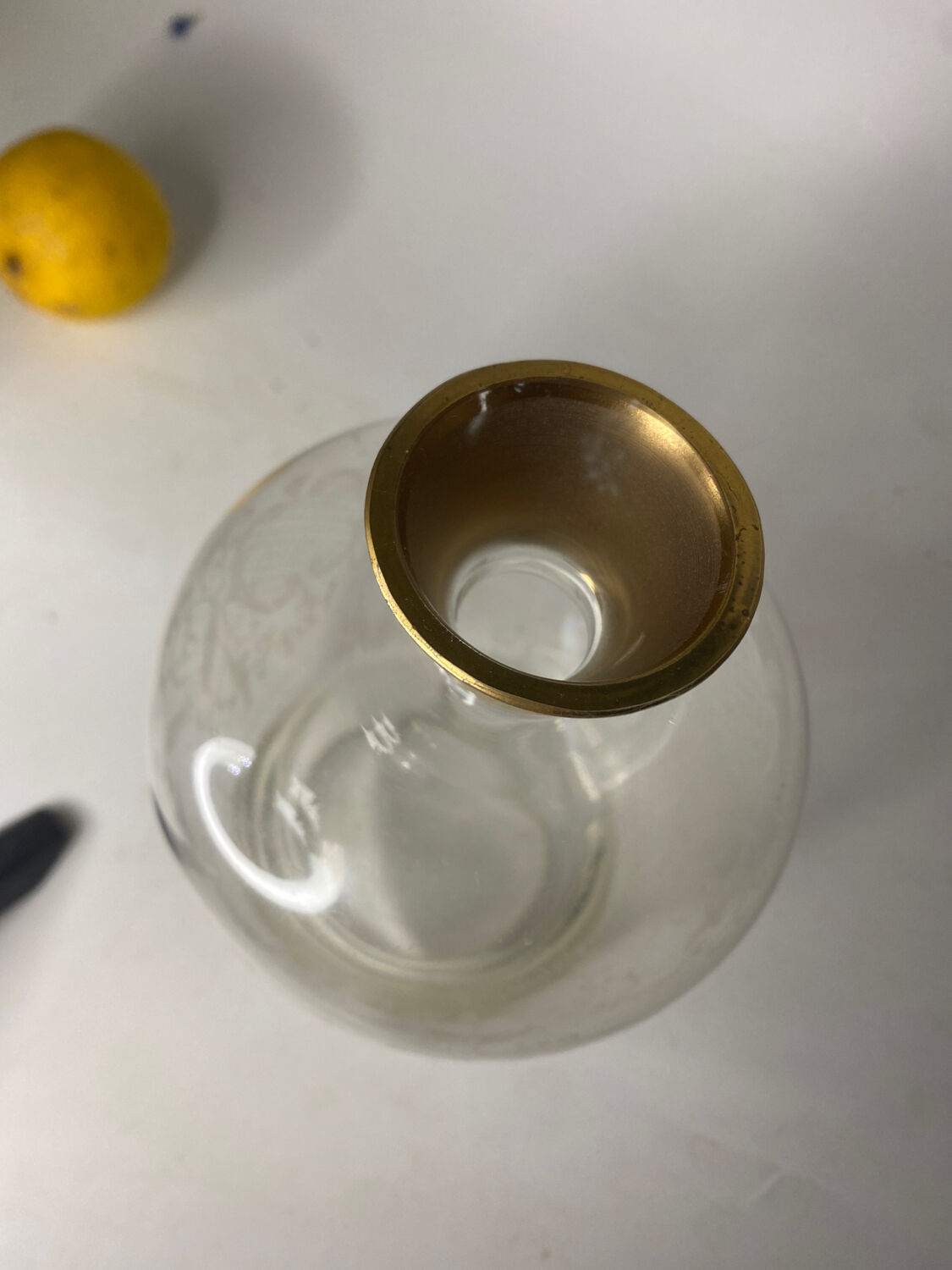 Gold carafe