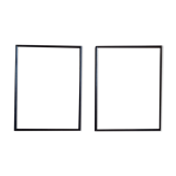 Pair of frame baguette doucine Napoleon lll