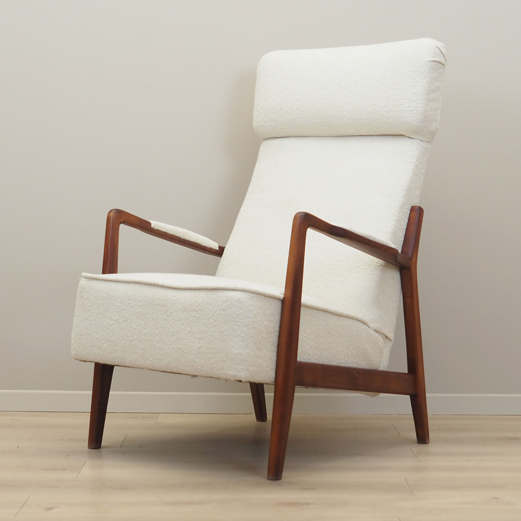 Beech armchair, Scandinavian design, 1960s, designer Folke Ohlsson, manufacturer DUX
