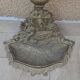 Bronze and brass umbrella stand decorated with a swan