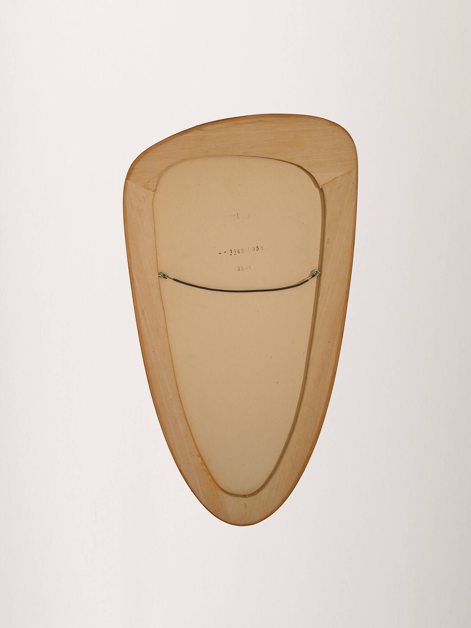 1950s–60s Scandinavian teardrop mirror