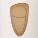 1950s–60s Scandinavian teardrop mirror