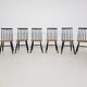 Set of 6 Fanett chairs from Tapiovaara 1970