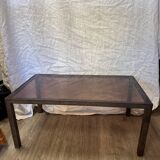 Glass coffee table