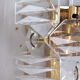 Crystal Wall Lamps set of 3 by J.T. Kalmar, 1960s