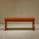 Banc brutaliste de Marc Dessauvage en bois de pin