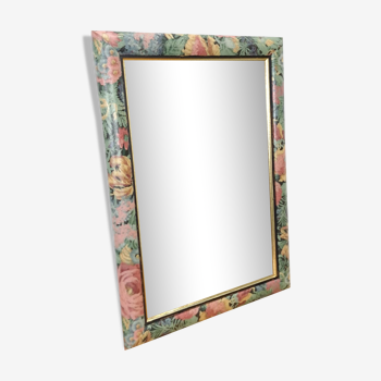 Miroir floral vintage