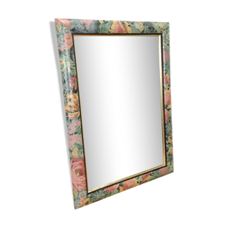 Miroir floral vintage