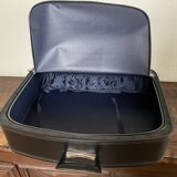 Tartan check suitcase