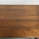 Antique oak dining table from the late 18th century with extendable leaves