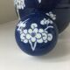 Vintage potiche in white and blue China porcelain