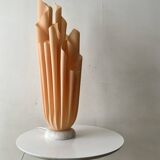 Athena table lamp draped in beige and pink, Georgia Jacob 1970