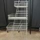 Vintage old shelf store wire basket industrial design 70s