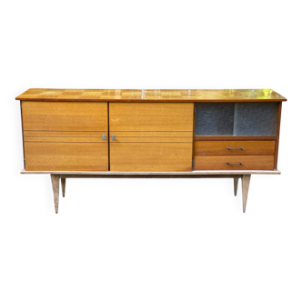 Scandinavian sideboard in solid wood and rosewood 200cm