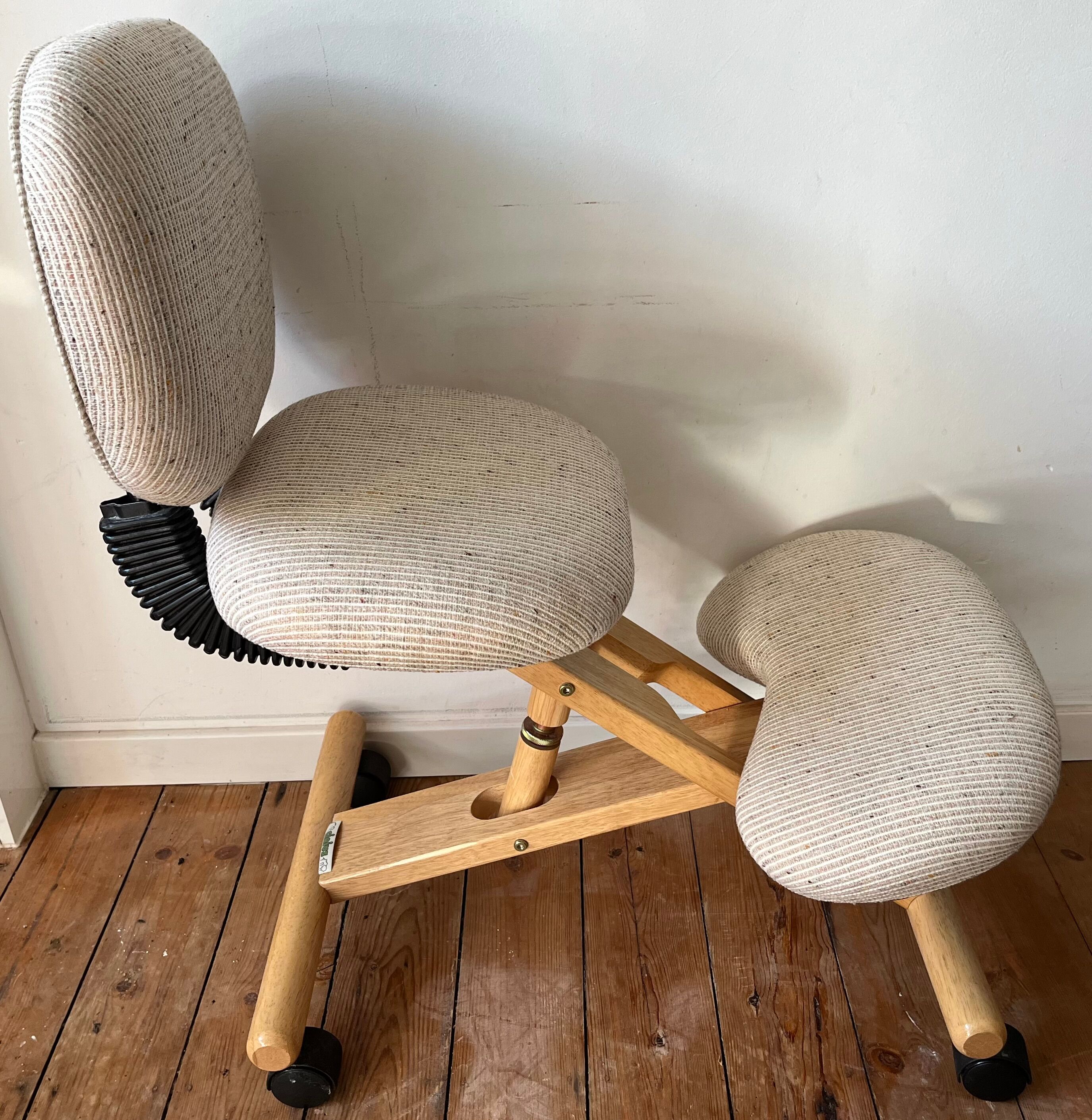 Cinius professional ergonomic kneeling chair with backrest