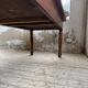 Table de ferme ou table de drapier noyer massif 1900