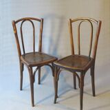 Two wooden chairs, Type 56 in the Thonet catalogue, circa 1920
