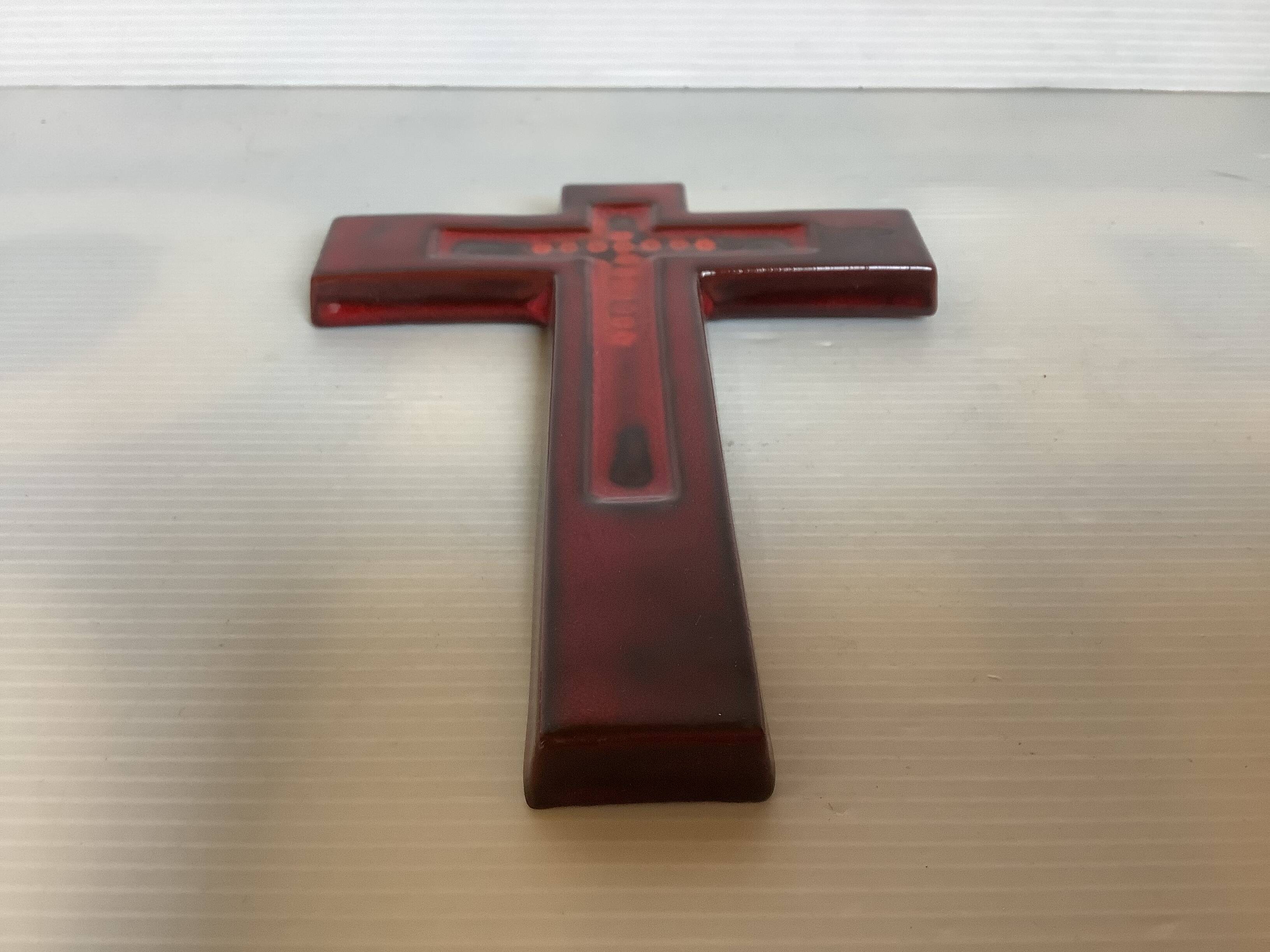 Bayer ceramic crucifix from the 70s