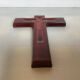 Crucifix bayer céramique année 70