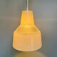 Holophane suspension en verre rv2 prismopal 1972  ø 24 cm