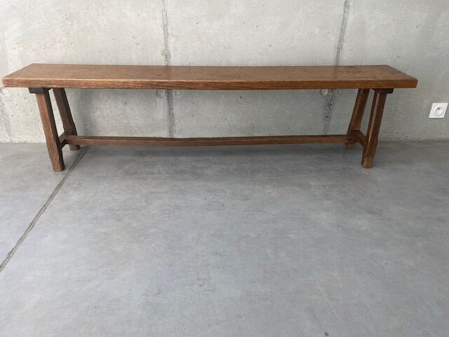 Wooden bench